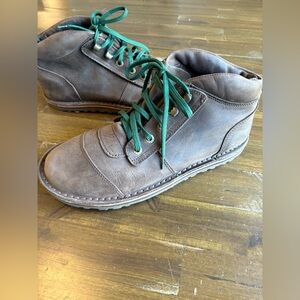 Men's Jim Green African Ranger Barefoot Leather Brown Boots Laces Minimal Ankle